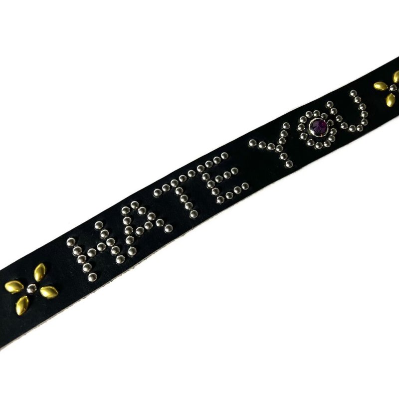 画像7: DAZZLESUGAR | -HATE YOU studs belt-  (7)