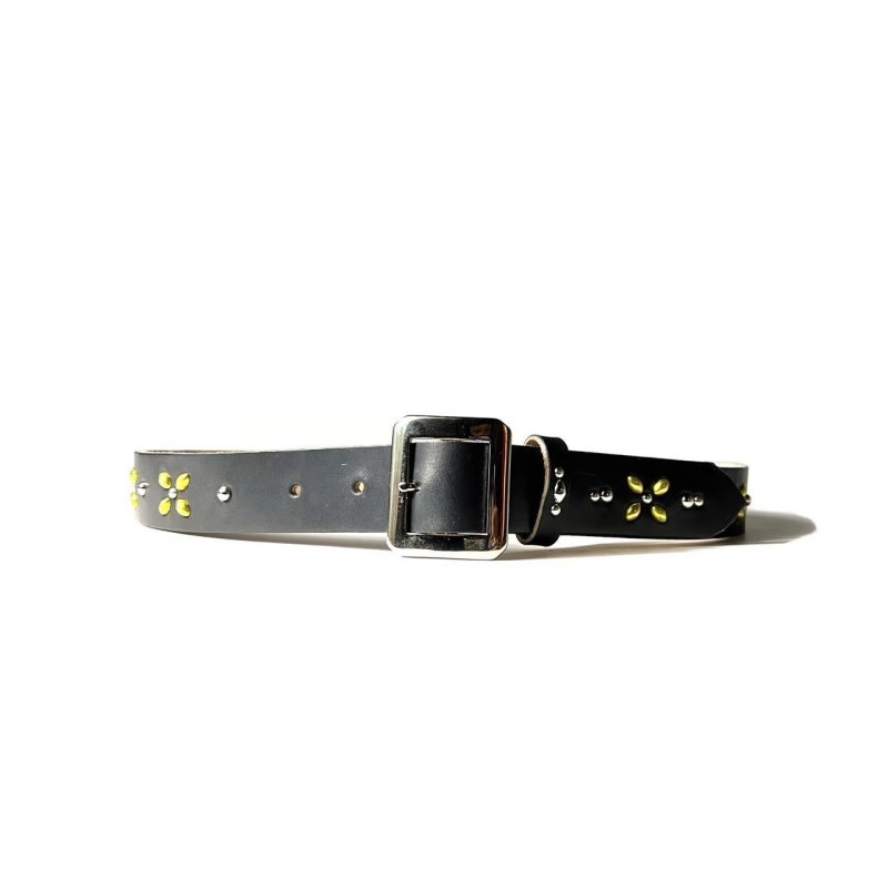 画像1: DAZZLESUGAR | -HATE YOU studs belt-  (1)