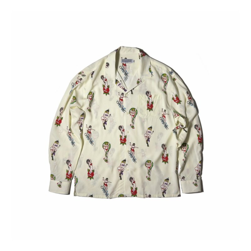 画像1: DAZZLESUGAR | -S.O.A.B Rayon Shirt-  (1)