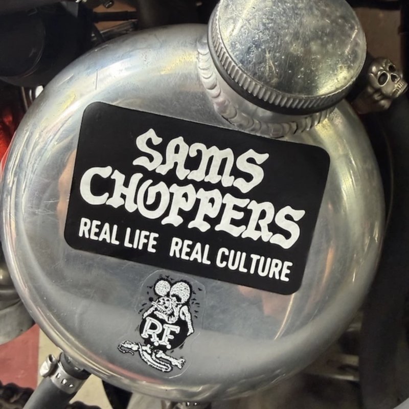 画像2: SAMS (サムズ) | SAMS CHOPPERS STICKER  (2)