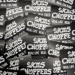 画像1: SAMS (サムズ) | SAMS CHOPPERS STICKER  (1)