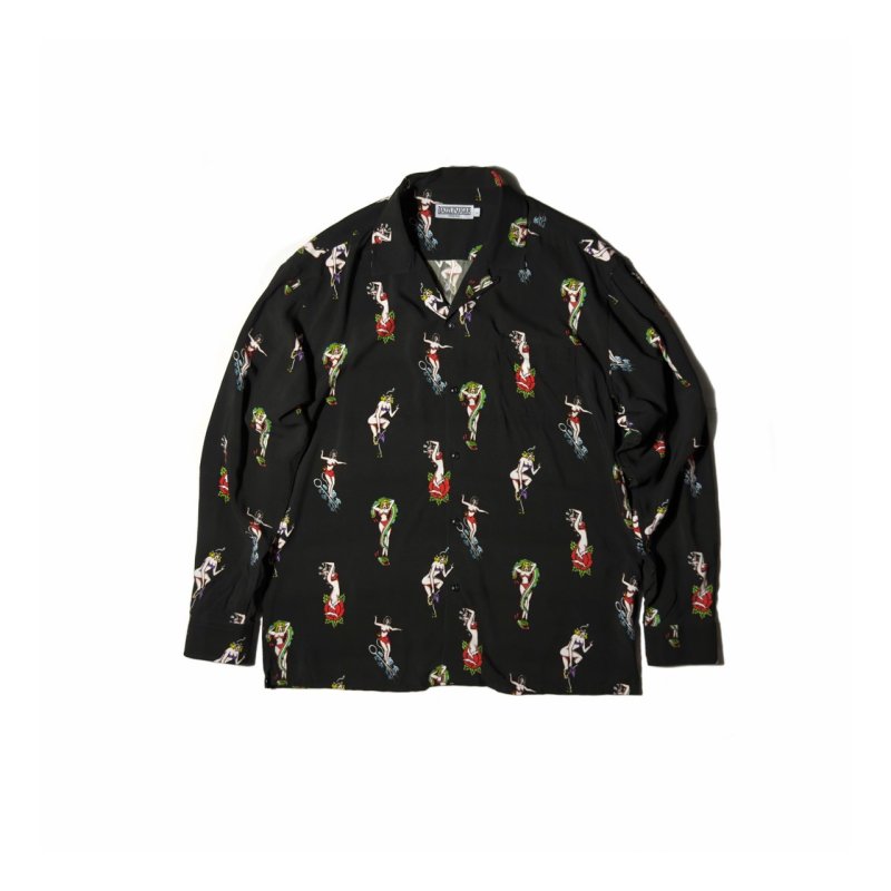 画像1: DAZZLESUGAR | -S.O.A.B Rayon Shirt-  (1)