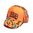 画像1: SAMS | ORANGE CAMO CAP  (1)