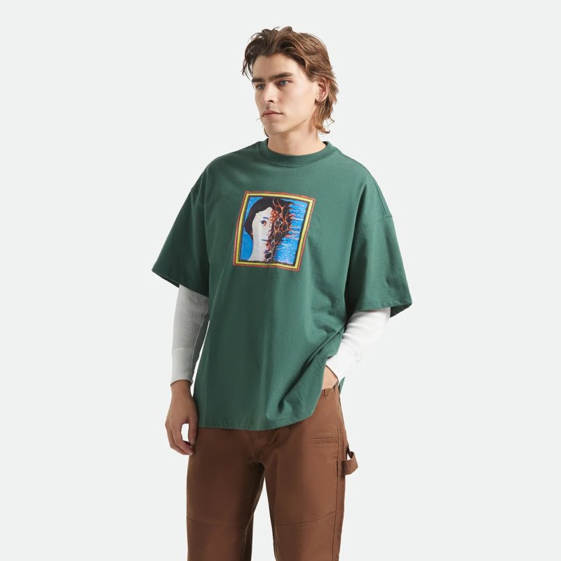 画像3: BRIXTON | TRANSFORM S/S OVERSIZED TEE  (3)