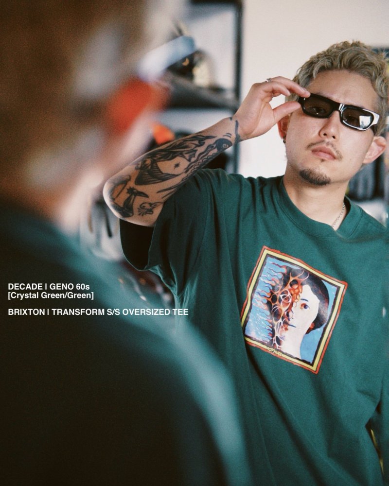 画像1: BRIXTON | TRANSFORM S/S OVERSIZED TEE 