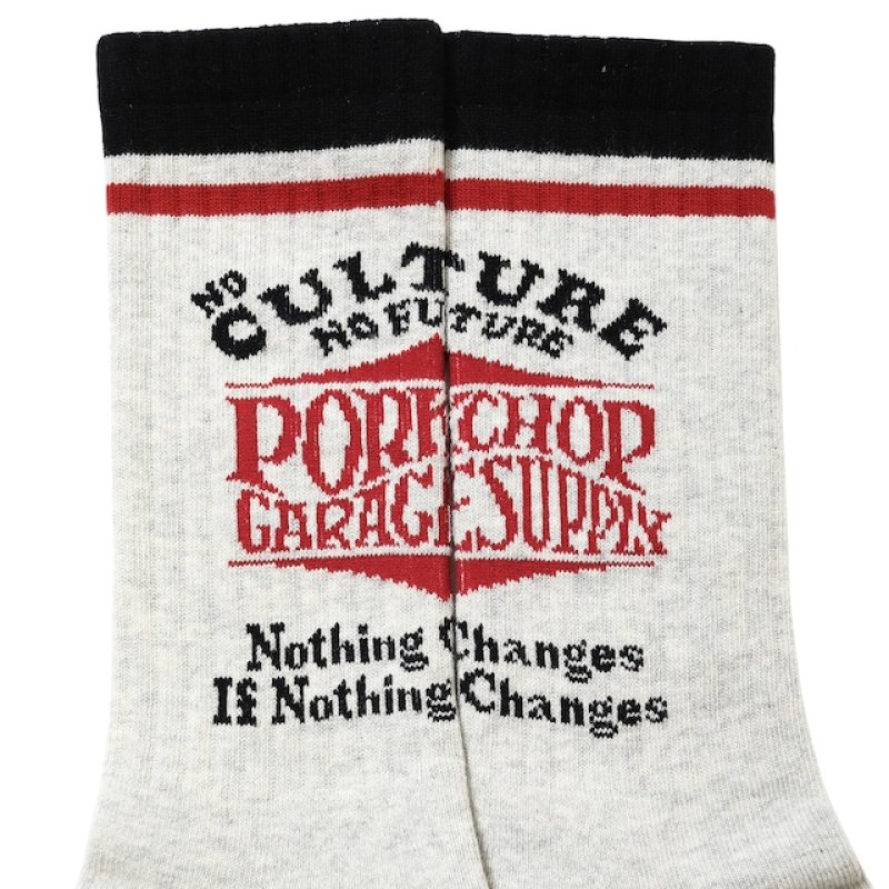 画像2: PORKCHOP GARAGE SUPPLY | WAVE LOGO SOX  (2)