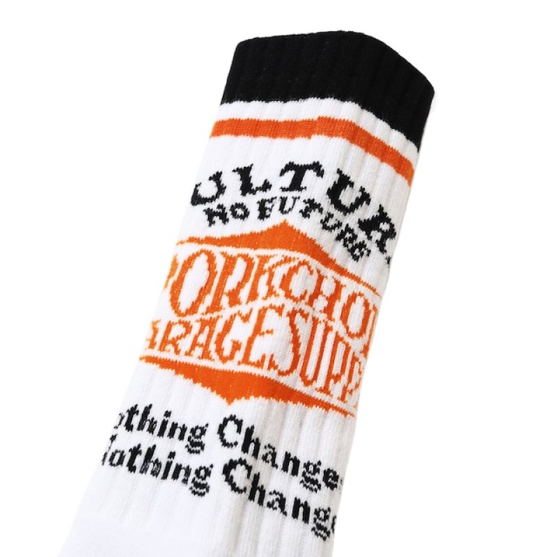 画像3: PORKCHOP GARAGE SUPPLY | WAVE LOGO SOX  (3)