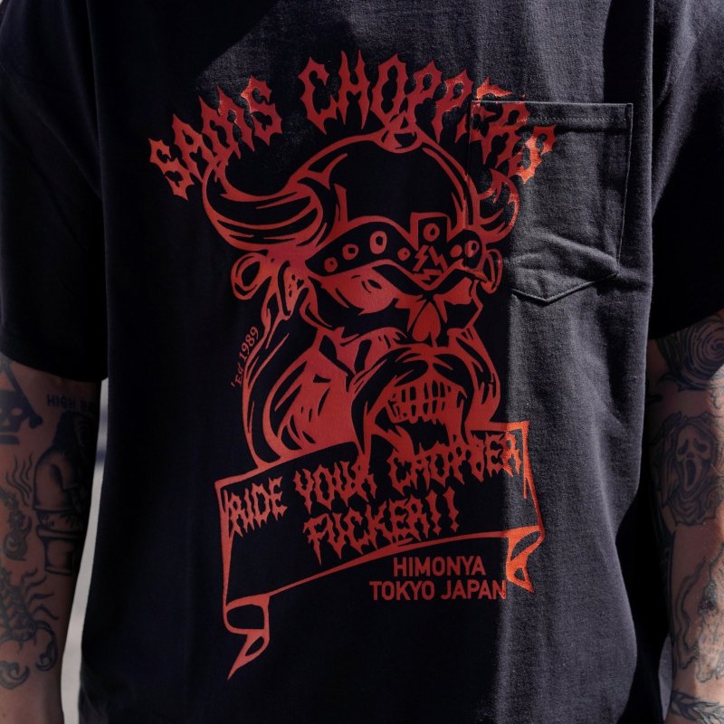 画像3: SAMS | SKULL POCKET TEE  (3)