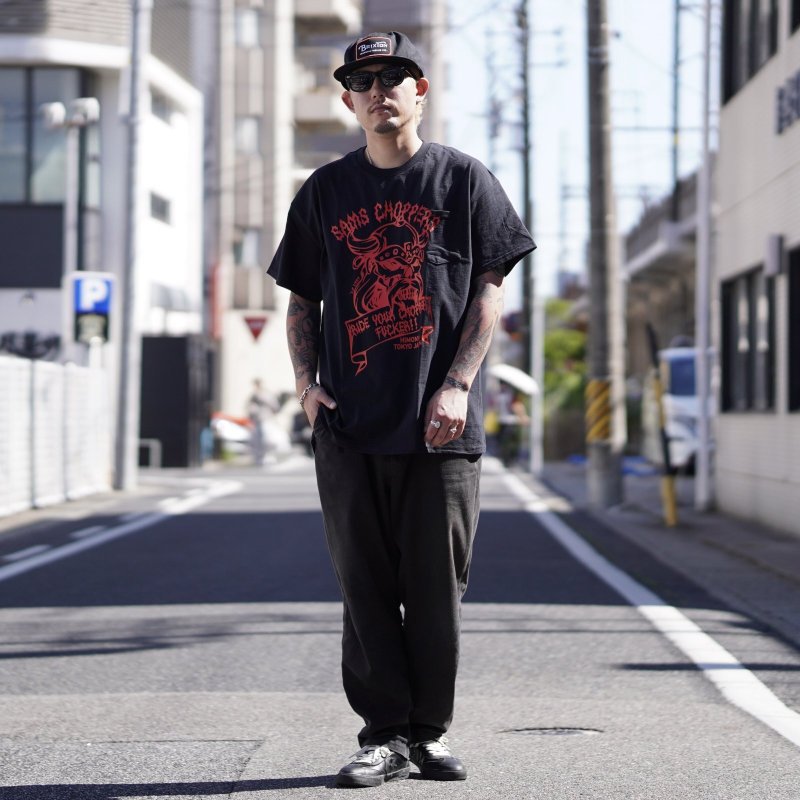 画像5: SAMS | SKULL POCKET TEE  (5)
