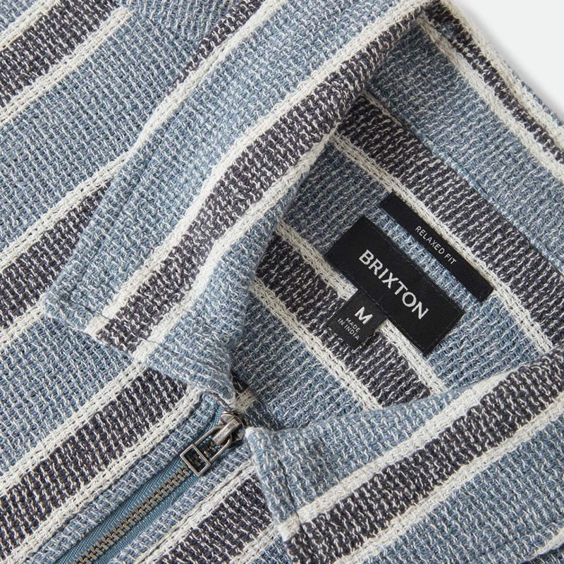画像5: BRIXTON | THE DEXTER TEXTURED STRIPE S/S  (5)