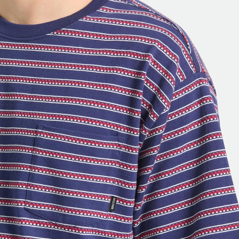 画像5: BRIXTON | POOLSIDE PIQUE BOX CROP TEE  (5)