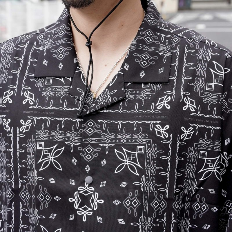 画像3: BLUCO | Open-collar Shirt -BANDANA-  (3)