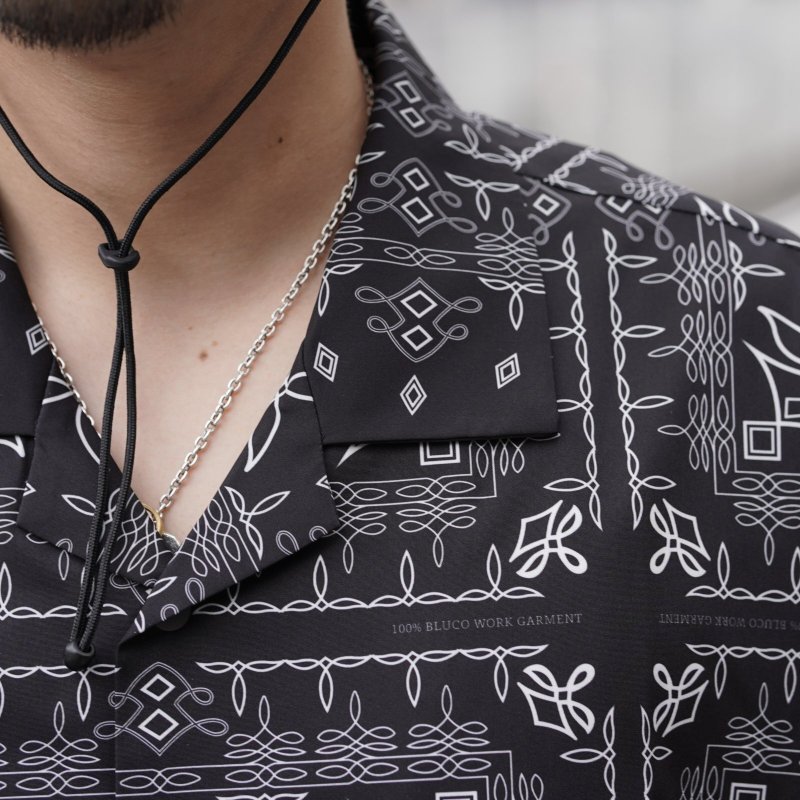 画像4: BLUCO | Open-collar Shirt -BANDANA-  (4)