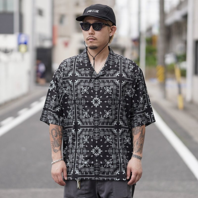 画像1: BLUCO | Open-collar Shirt -BANDANA-  (1)