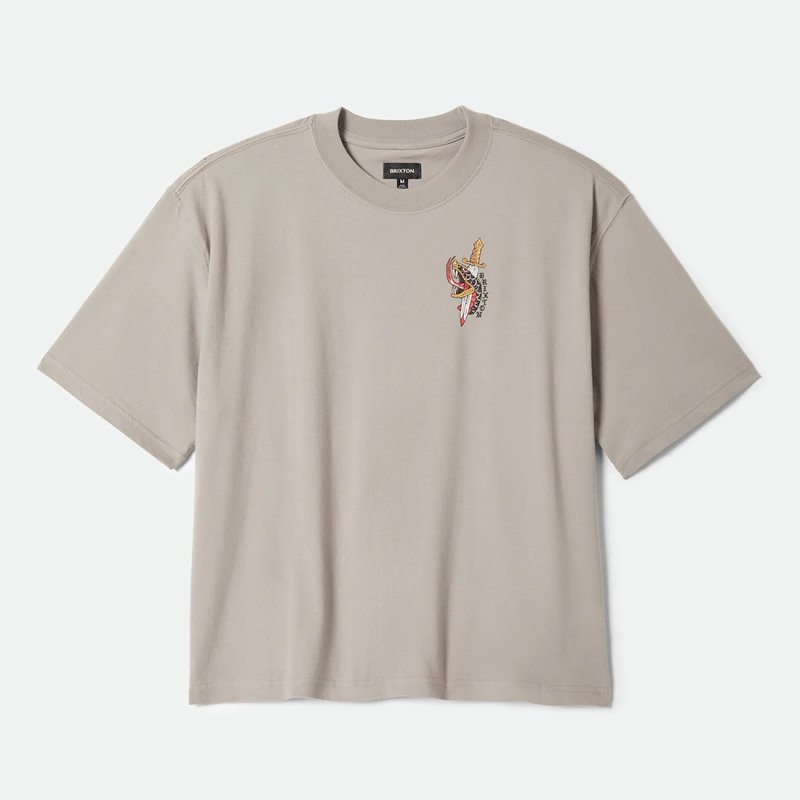 画像2: BRIXTON | SWORD S/S BOXED CROP  (2)