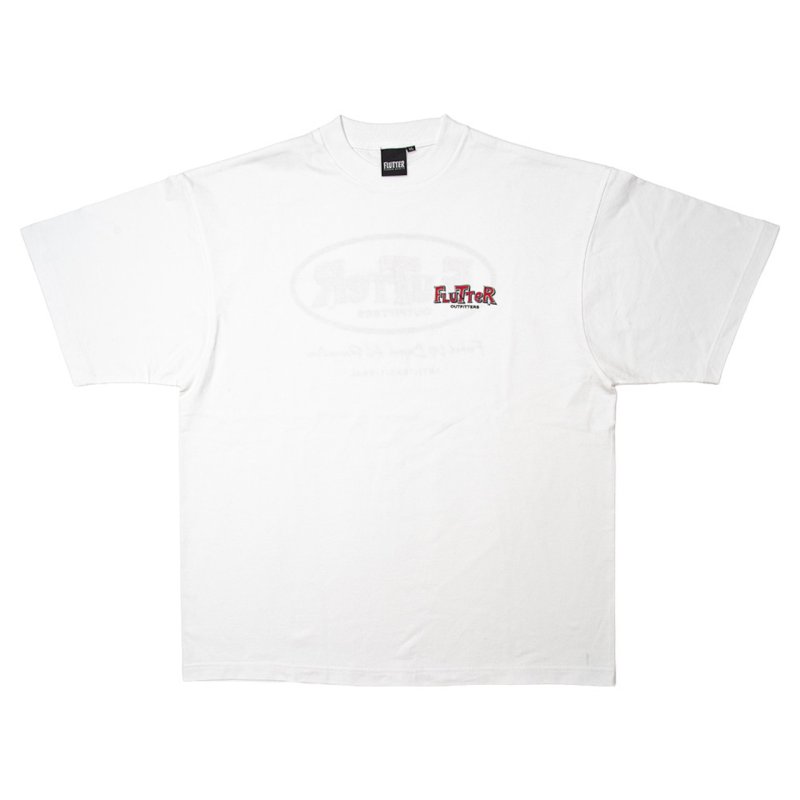画像2: FLUTTER | 7.1oz Oval Logo S/S Tee  (2)