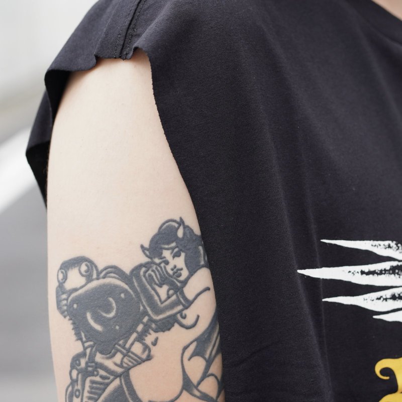画像6: BRIXTON | WOLCOTT WORN IN BOXY MUSCLE TANK  (6)