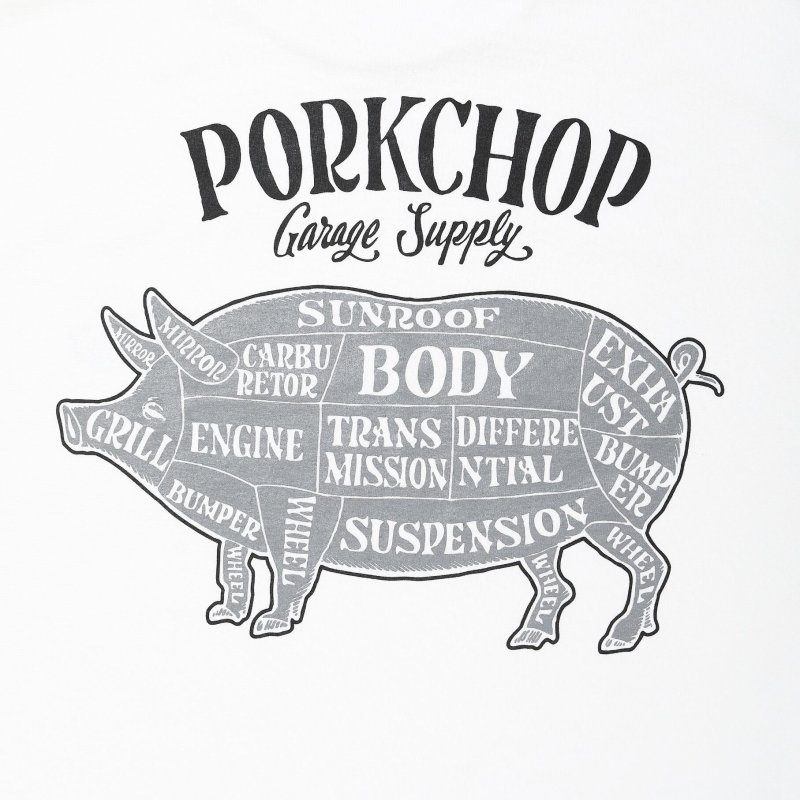 画像3: PORKCHOP GARAGE SUPPLY | PORK BACK TEE  (3)