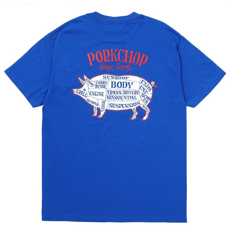 画像1: PORKCHOP GARAGE SUPPLY | PORK BACK TEE  (1)