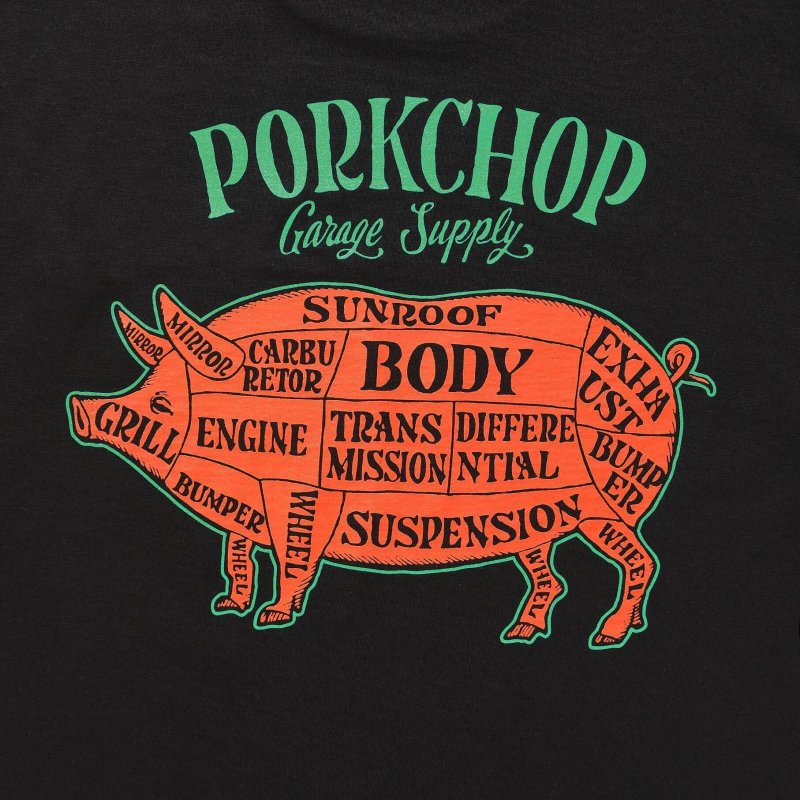 画像3: PORKCHOP GARAGE SUPPLY | PORK BACK TEE  (3)
