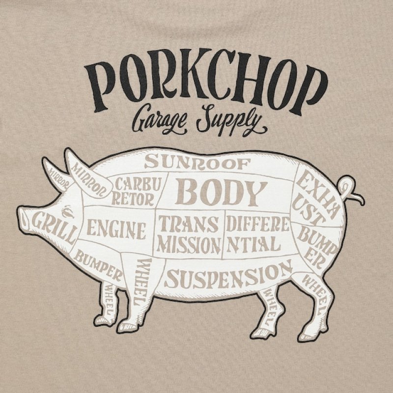 画像3: PORKCHOP GARAGE SUPPLY | PORK BACK TEE  (3)