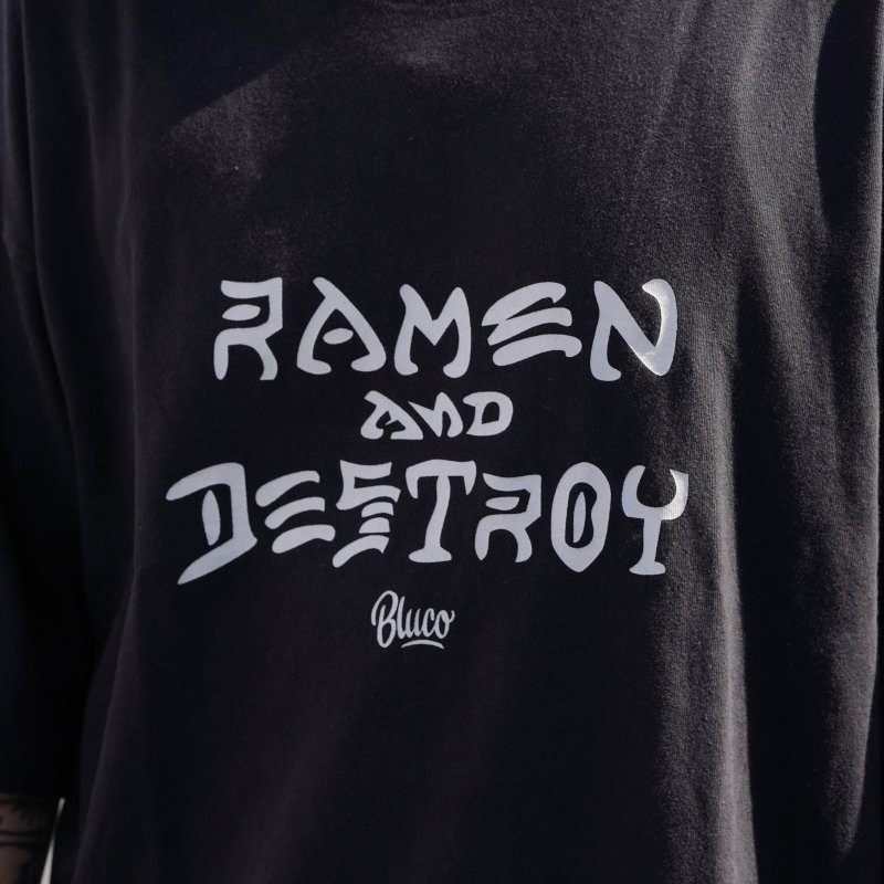 画像3: BLUCO | RAMEN&DESTROY×BLUCO Pigment Over Tee  (3)