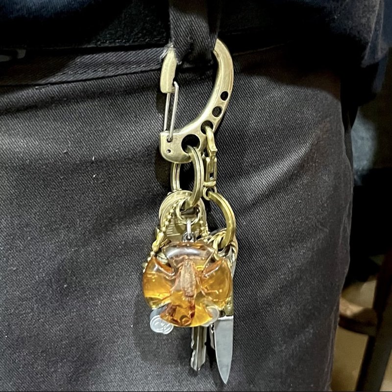 画像6: HATCHET Metal Work Studio | HH-11-B "CARABINER" Keyhook  (6)