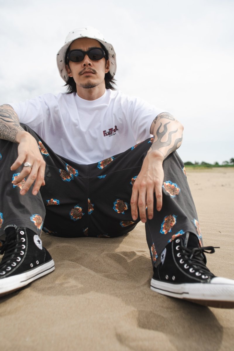 画像1: FLUTTER | AOP Fine Jersey Easy Pant 