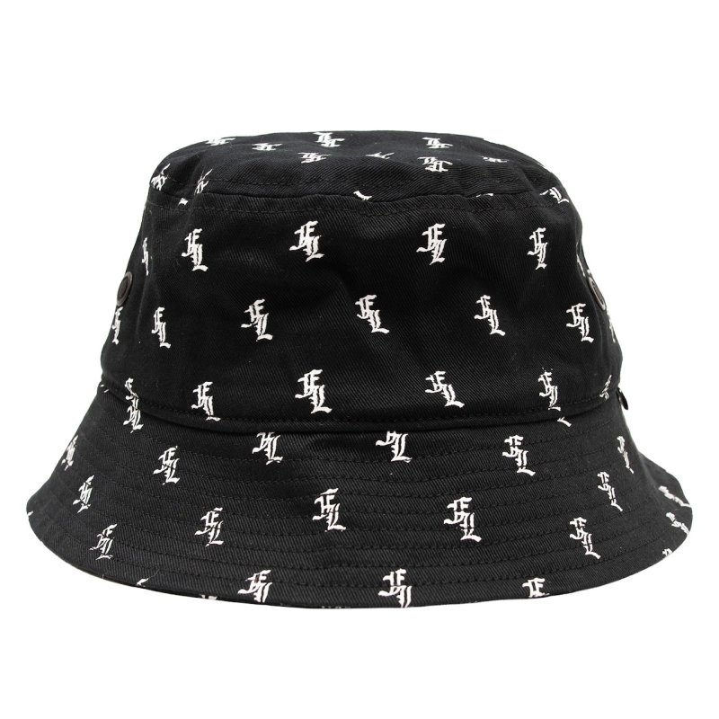 画像2: FLUTTER | O/E Cotton Twill Bucket hat  (2)