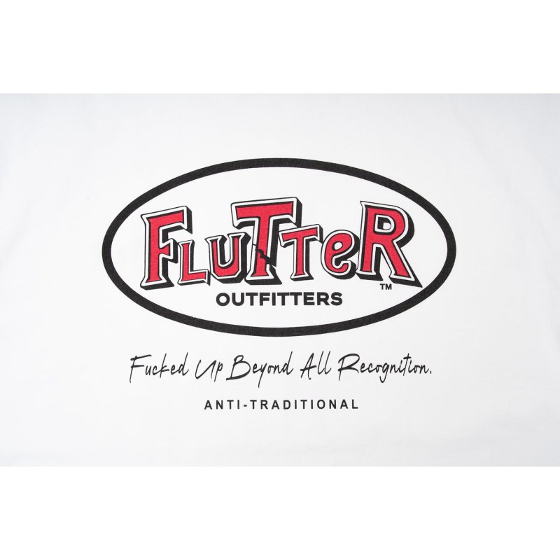画像4: FLUTTER (フラッター) | Oval Logo L/S tee  (4)