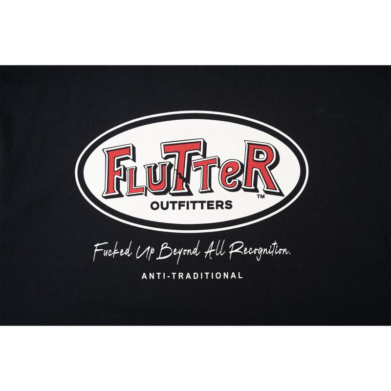 画像4: FLUTTER (フラッター) | Oval Logo L/S tee  (4)