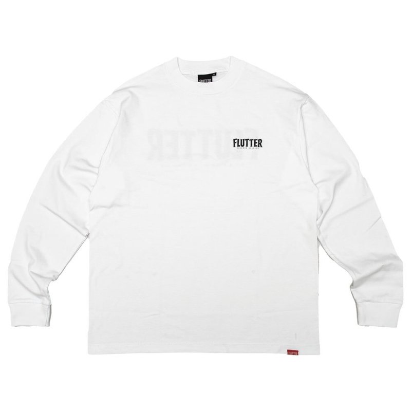 画像2: FLUTTER (フラッター) | OG Logo L/S Tee  (2)