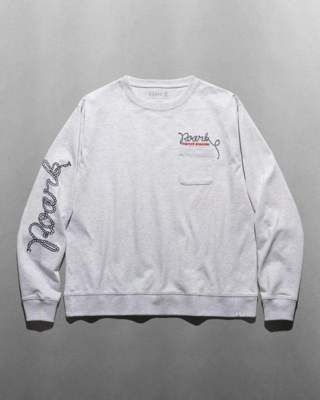 画像1: ROARK | "ROAMING" 14oz H/W L/S TEE  (1)