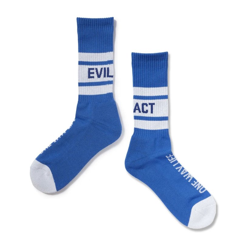 画像1: EVILACT | LINE SOCKS  (1)