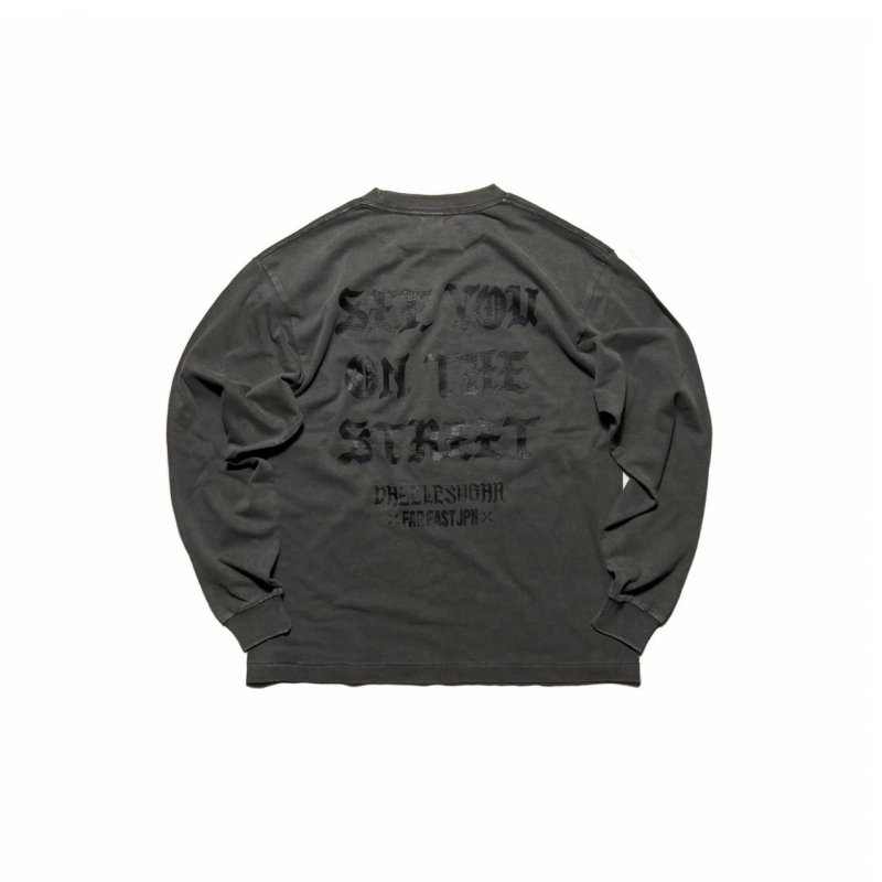 画像1: DAZZLESUGAR | -S.O.S FADE L/S TEE-  (1)