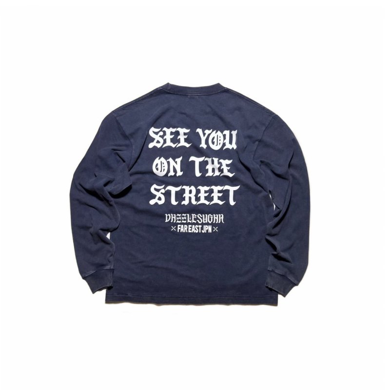 画像1: DAZZLESUGAR | -S.O.S FADE L/S TEE-  (1)