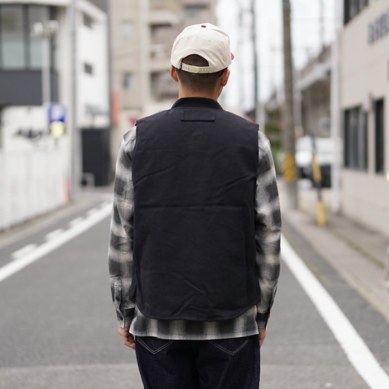 画像2: BLUCO | RIB COLLAR DUCK VEST  (2)