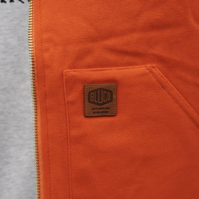 画像4: BLUCO | RIB COLLAR DUCK VEST  (4)