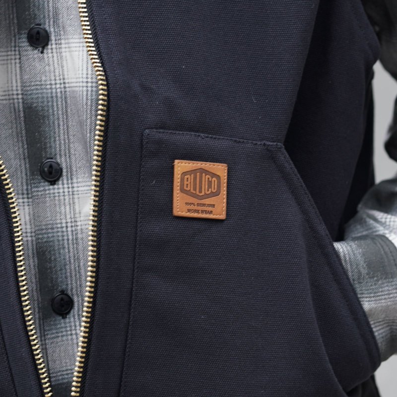画像4: BLUCO | RIB COLLAR DUCK VEST  (4)