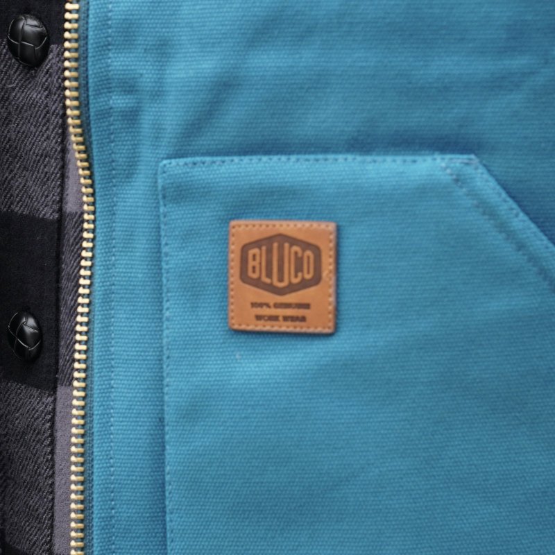 画像4: BLUCO | RIB COLLAR DUCK VEST  (4)
