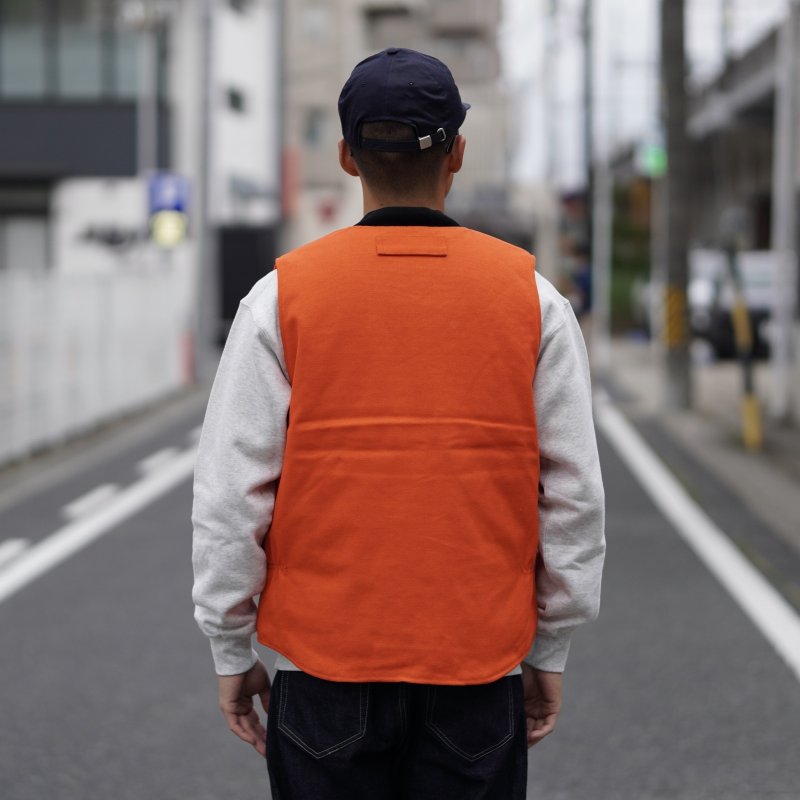 画像2: BLUCO | RIB COLLAR DUCK VEST  (2)