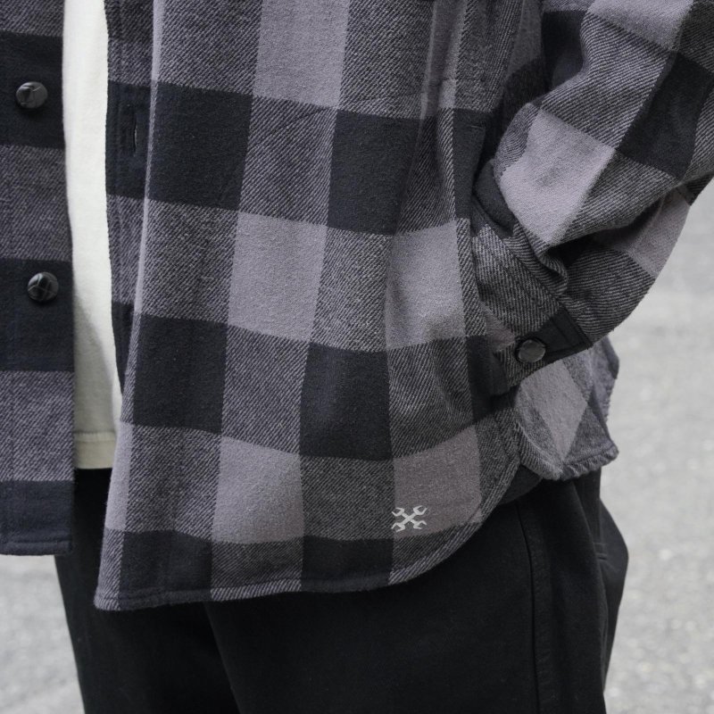 画像4: BLUCO | HEAVY FLANNEL CHECK SHIRT  (4)