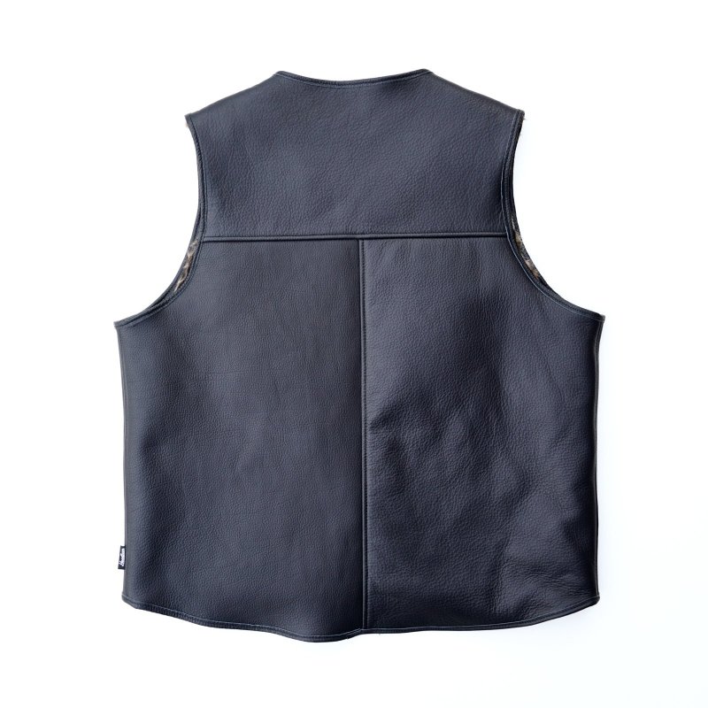 画像2: Hoodlum | LEATHER VEST  (2)
