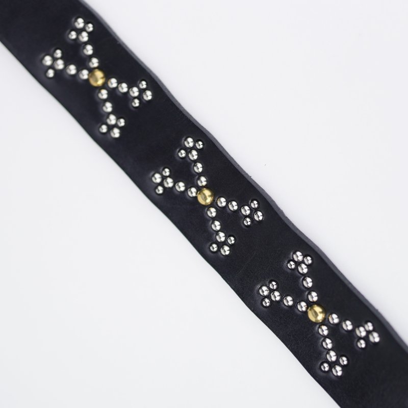 画像8: Hoodlum | CROSS BONE STUDS BELT  (8)