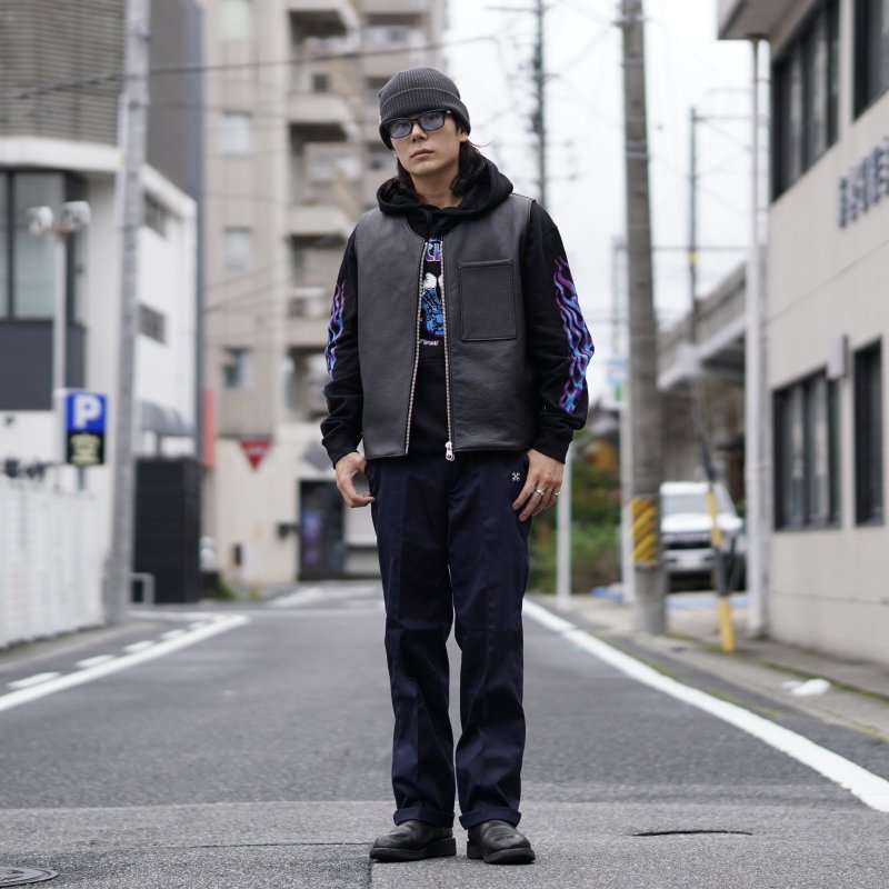 画像8: Hoodlum | LEATHER VEST  (8)