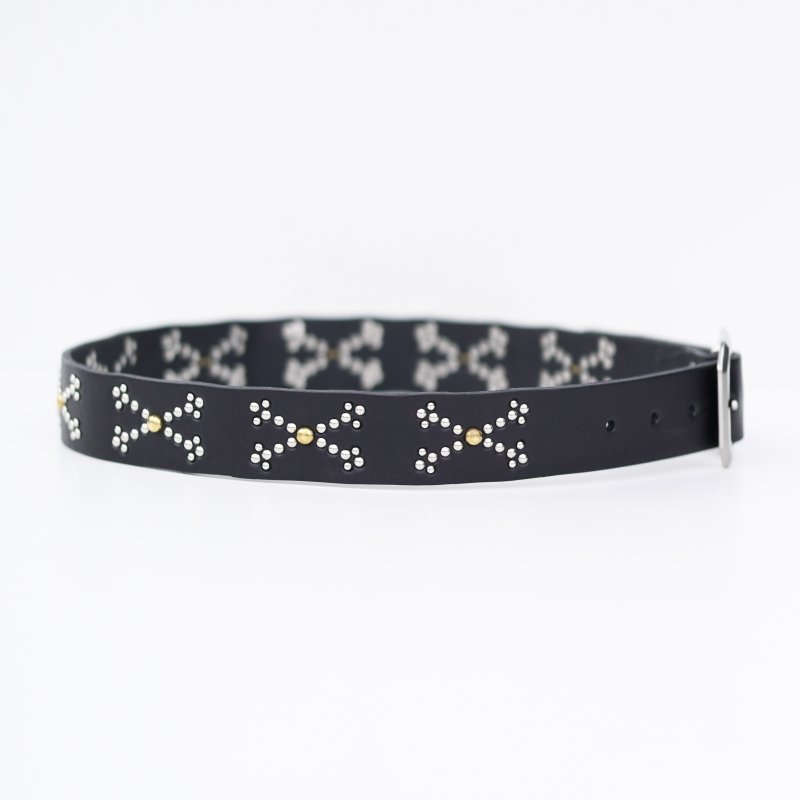 画像5: Hoodlum | CROSS BONE STUDS BELT  (5)