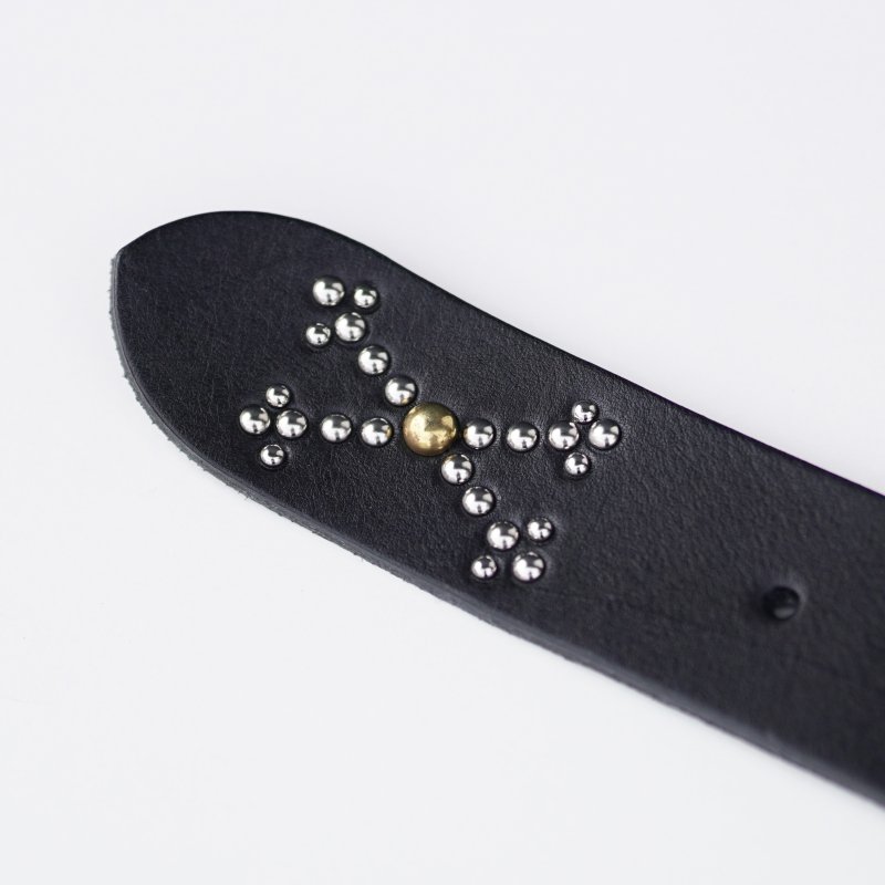 画像7: Hoodlum | CROSS BONE STUDS BELT  (7)