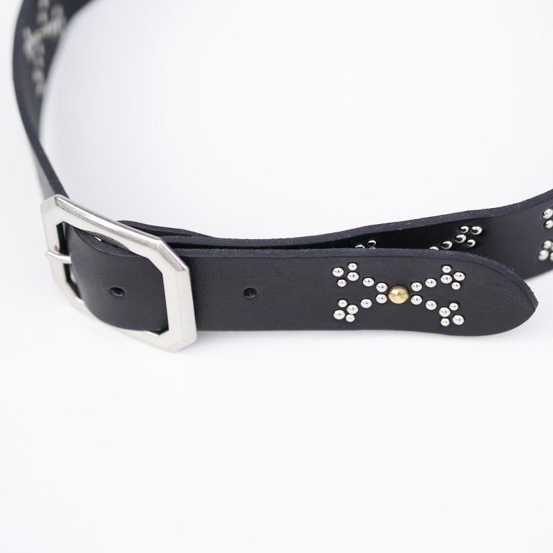 画像6: Hoodlum | CROSS BONE STUDS BELT  (6)