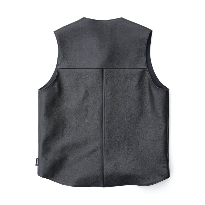 画像2: Hoodlum | LEATHER VEST  (2)