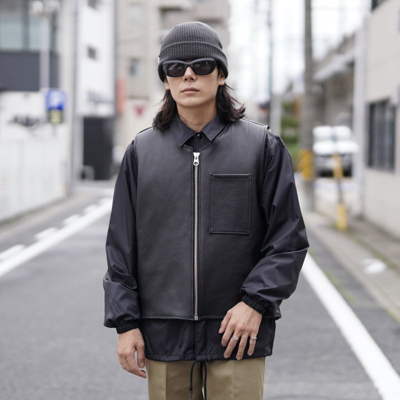画像5: Hoodlum | LEATHER VEST  (5)
